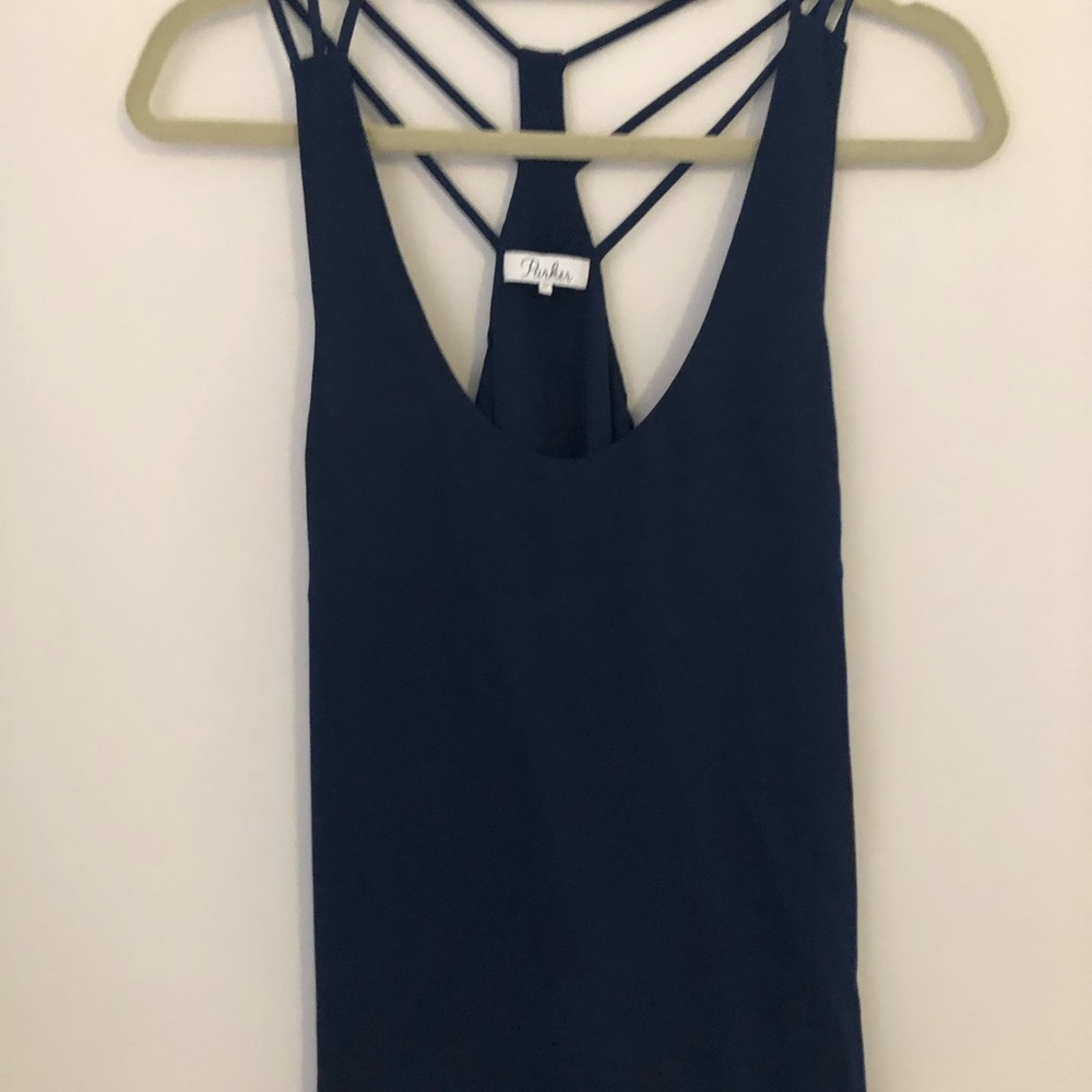 Parker navy blue top